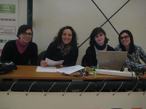 Da sx Giuditta Cavallini Silvia Masala Ilaria Marreddu e Carla Maxia