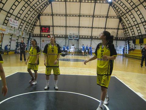 Le tra protagoniste del match Lussu Di Gregorio e Yordanova