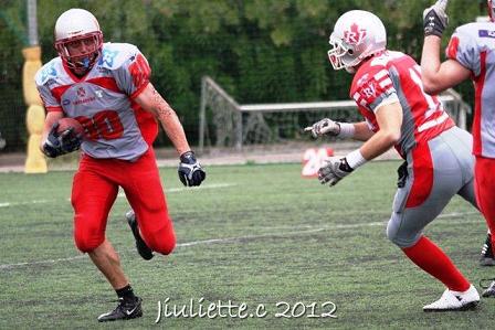 Matia Pisu allattacco con la maglia dei Crusaders Foto Giulia Congia
