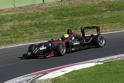 Santiago Urrutia sulla Dallara F308 di Formula 3 - Foto Angiolella