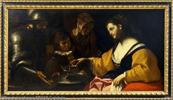 Mattia Preti - Sofonisba riceve la coppa di veleno Mattia Preti - Sofonisba riceve la coppa di veleno