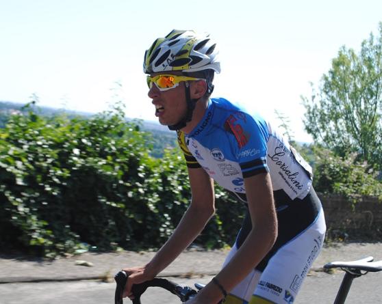 Memorial Luciana Cingolani 2013 la fuga di Alessio Lanzano a Valle Marciana nella fase centrale Memorial Luciana Cingolani 2013 la fuga di Alessio Lanzano a Valle Marciana nella fase centrale