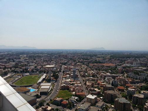 Lo stadio comunale di Latina sede della Coppa delle Regioni dalla Torre Pontina Large Lo stadio comunale di Latina sede della Coppa delle Regioni dalla Torre Pontina Large