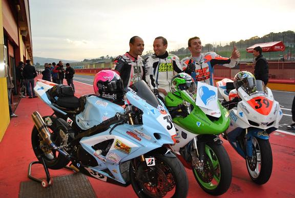 200 Miglia 2012 - Da sx Sebastiano Zerbo Matteo Baraldi Emiliano Malagoli