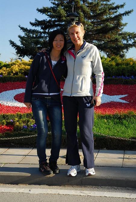Tian Jing e Laura Negrisoli del TT Zeus Quartu Foto Gianfranco Cancedda
