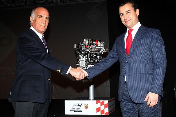 Il presidente ACI Angelo Sticchi Damiani con Head EMEA Abarth Brand Marco Magnanini