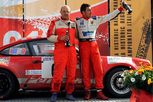 I valtellinesi Oberti e Da Zanche sul podio del Rally di Sanremo