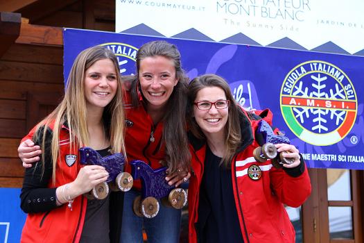 sci alpino categoria A femminile Cenzato Lagazzi Cogotti
