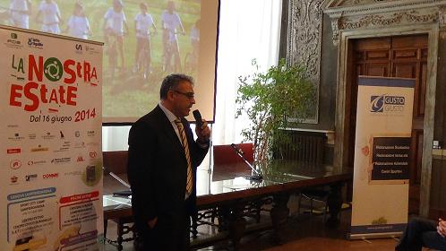 luca verardo direttore cs paladonbosco alla presentazione dei centri estivi 2014