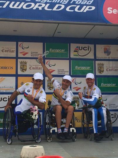 1Da sx Zanardi-Mazzone-Podestà CDM Segovia 2014 1Da sx Zanardi-Mazzone-Podestà CDM Segovia 2014