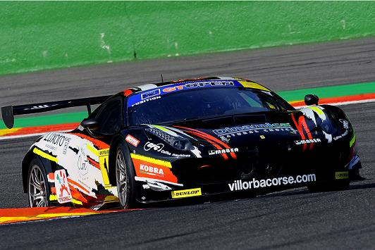 1Villorba Ferrari 458 in action at Spa 1Villorba Ferrari 458 in action at Spa