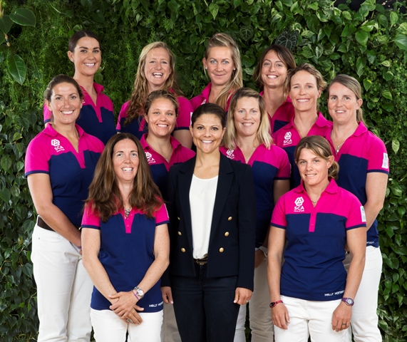Picture of Crown Princess Victoria and the Team SCA Crew-Smaller RED Picture of Crown Princess Victoria and the Team SCA Crew-Smaller RED