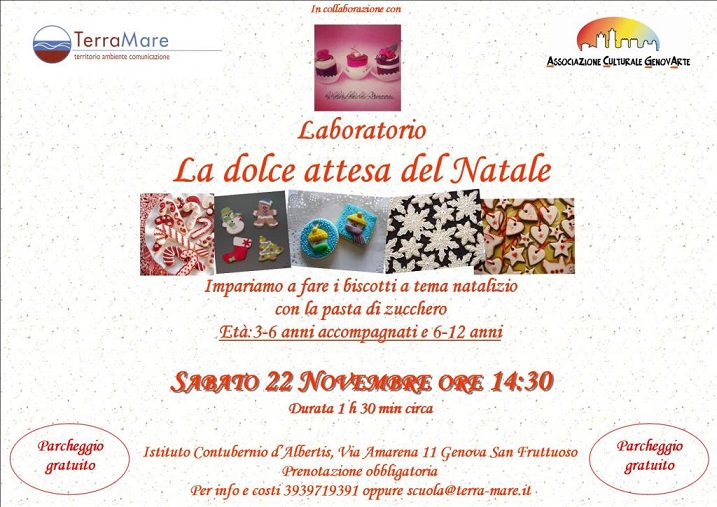 Laboratorio sabato 22 Novembre - La dolce attesa del Natale