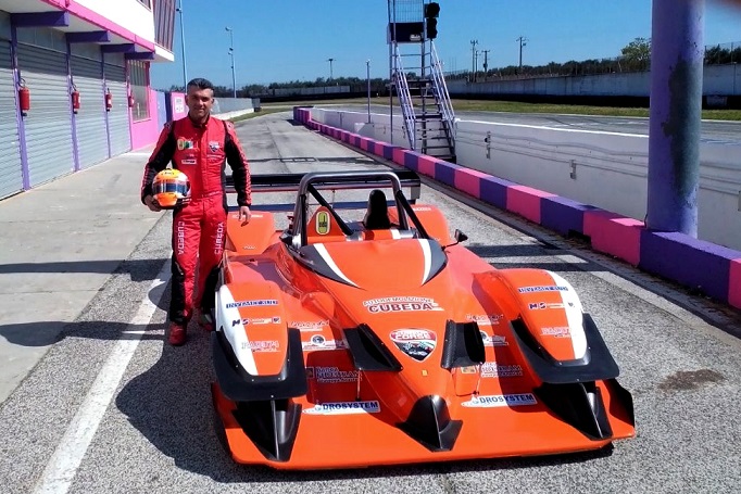 Cubeda e la PA2000 nei nuovi colori 2015 durante lo shakedown sul circuito di Benetto in vista di Erice