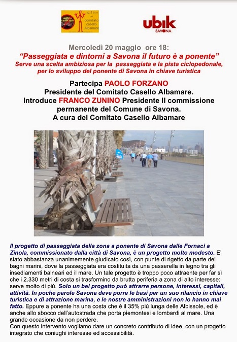 2015 05 20 - UBIK - passeggiata e dintorni - a Savona il futuro e a ponente