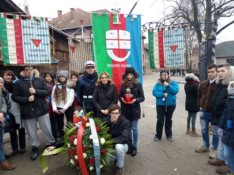Delegazione a Auschwitz Delegazione a Auschwitz