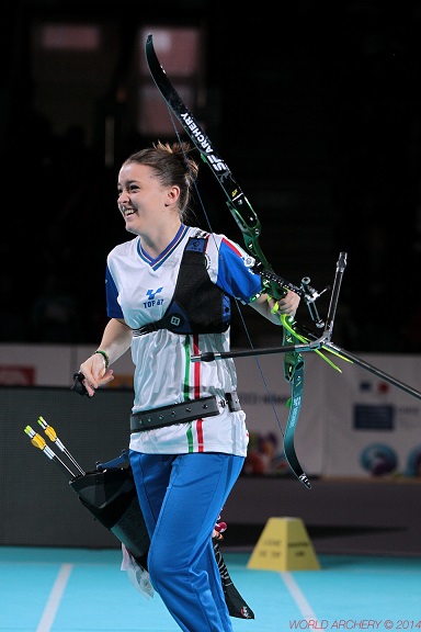 Liridata junior Tatiana Andreoli ai Mondiali del 2014 Liridata junior Tatiana Andreoli ai Mondiali del 2014
