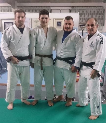 Alberto e Alessio Ferrigno con Samuele Della Torre e Lorenzo Rossi