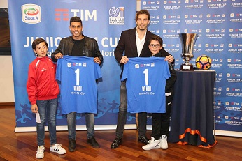 Emerson e Marchetti con la Junior TIM Cup Emerson e Marchetti con la Junior TIM Cup