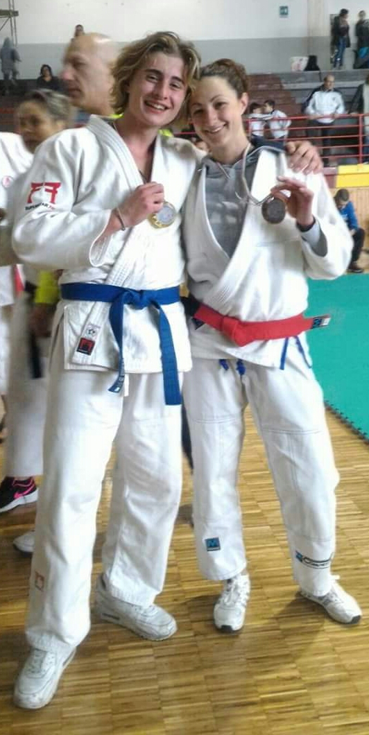 Simone Revelli e Cristina Ronzitti gara di ju jitsu La Spezia 11 03 2017