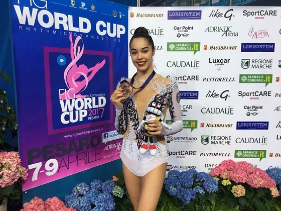 Alexandra Agiurgiuculese Asu World Cup pesaro aprile2017 Alexandra Agiurgiuculese Asu World Cup pesaro aprile2017
