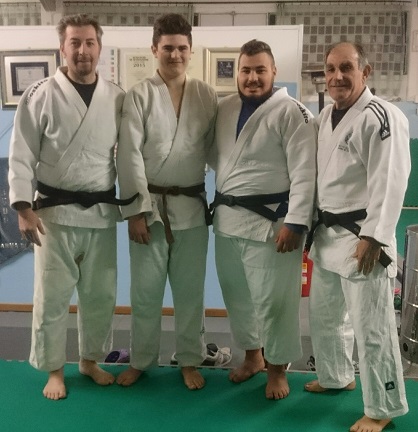 Alberto e Alessio Ferrigno con Samuele Della Torre e Lorenzo Rossi.