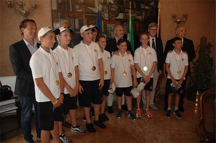 I giovani arcieri della squadra del Veneto che hanno vinto i Giochi della Gioventu - Trofeo Pinocchio 2018