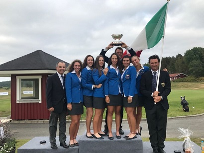 Le Girls azzurre sul podio Le Girls azzurre sul podio