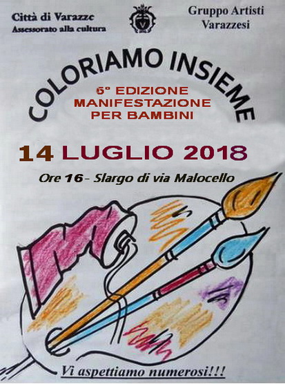 Varazze.14.07.2018.Gruppo-Artisti-Varazzesi Coloriamo-insieme Varazze.14.07.2018.Gruppo-Artisti-Varazzesi Coloriamo-insieme