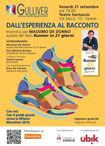 A5 presentazione libro Runner in 21 Giorni 1 A5 presentazione libro Runner in 21 Giorni 1