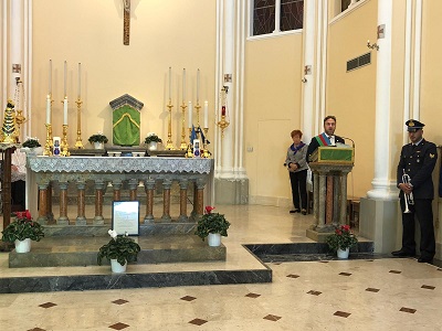 Piana interviene nella chiesa del Seminario Piana interviene nella chiesa del Seminario