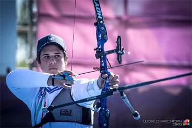 Federico Fabrizzi al tiro ai Giochi Olimpici Giovanili di Buenos Aires Arg