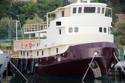 il rimorchiatore baltic 1962 in restauro foto maccione 1