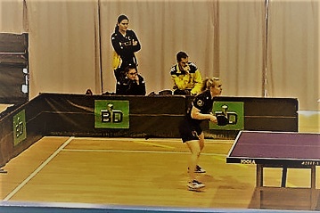 Il team del Tennistavolo Norbello Comuni del Guilcer ad Amgolo Terme
