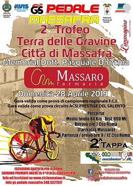 0aTrofeo Terra delle Gravine 28042019 locandina 0aTrofeo Terra delle Gravine 28042019 locandina