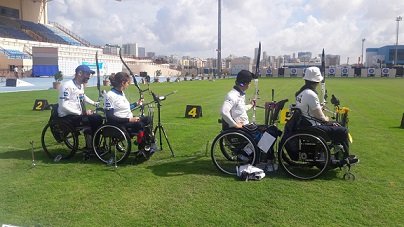 Elisabetta Mijno e Stefano Travisani durante la semifinale vinta con la Sud Corea Elisabetta Mijno e Stefano Travisani durante la semifinale vinta con la Sud Corea