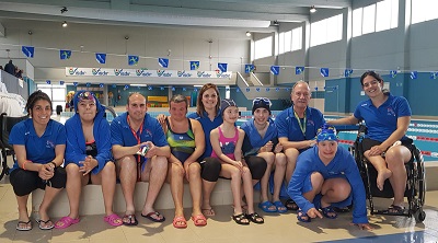 Il team Sa.Spo di nuoto FISDIR - FINP al gran completo