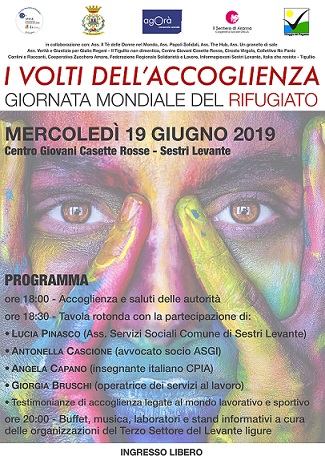 0a0Giornata Mondiale del Rifugiato 2019 - locandina 0a0Giornata Mondiale del Rifugiato 2019 - locandina