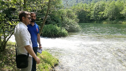Lansa del fiume Chiese usato dal Pisa. Mario Giovanelli e Marco Greco Lansa del fiume Chiese usato dal Pisa. Mario Giovanelli e Marco Greco