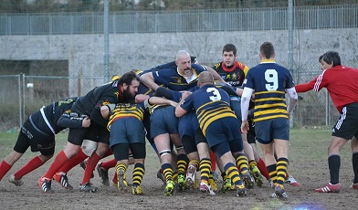 Rugby Trento in azione Rugby Trento in azione
