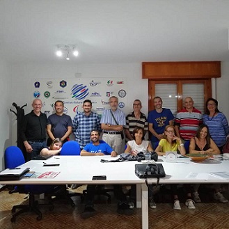 0a0Arbitri al cospetto del Far Emilia Pulina e del presidente Simone Carrucciu 0a0Arbitri al cospetto del Far Emilia Pulina e del presidente Simone Carrucciu