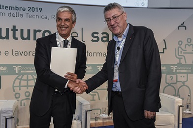 0a0Bruno Scuotto Presidente Fondimpresa e Maurizio Landini Segretario Generale Cgil 0a0Bruno Scuotto Presidente Fondimpresa e Maurizio Landini Segretario Generale Cgil