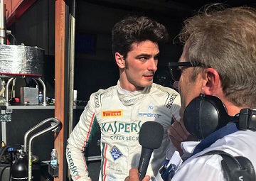 0a0Alessio Rovero intervistato ai box dopo il miglior tempo nella Q2 0a0Alessio Rovero intervistato ai box dopo il miglior tempo nella Q2