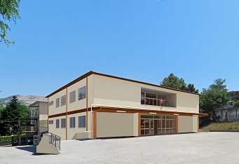 Cori scuola Radicchi Rendering Cori scuola Radicchi Rendering