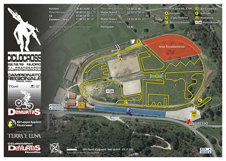 0a0aGran Premio Città di Nuoro Ciclocross 22122019 planimetria e logistica