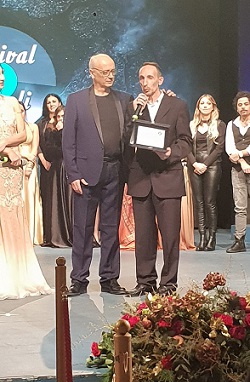 0a0aLuca Maris con Massimo Abbate direttore artistico e patron del festival di napoli