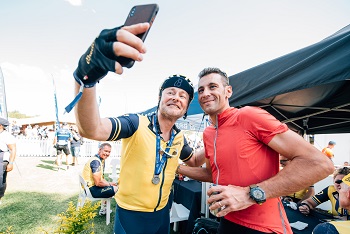 November 23rd 2019 Georges Kern and Vincenzo Nibali rode in support of Qhubeka at the Coronation Double Century in South Africa.060