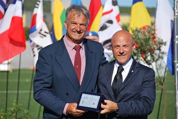 A sx il presidente Arcieri Torres Bruno Derudas e Paolo Poddighe