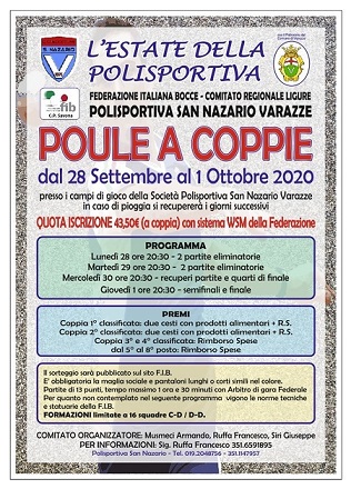 0a0aaaVarazze.28.09.2020.Polisportiva-S-Nazario inizio Poule-a-coppie 0a0aaaVarazze.28.09.2020.Polisportiva-S-Nazario inizio Poule-a-coppie