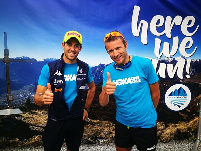 Chicco Pellegrino e Franco Collè pronti a una sfida Garda Trentino Trail e sci di fondo